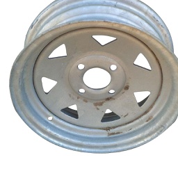4.5"W x 13"D Spoked Trailer Pass/Light Truck/Trailer Wheels 002190(SIS)