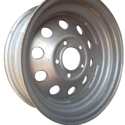 5"W x 15"D Stamped Plate Pass/Light Truck/Trailer Wheels 003732-Z