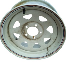 6"W x 16"D Spoked Trailer Pass/Light Truck/Trailer Wheels 1621113564B
